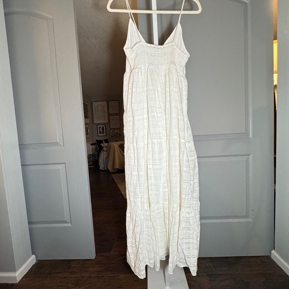 Zara White Maxi strappy slip dress M BNWT - Picture 5 of 5